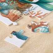 Weihnachts Meerjungfrau Kinderpuzzle - Personalisi Puzzle (Seite)