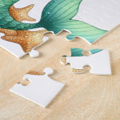 Weihnachts Meerjungfrau Kinderpuzzle - Personalisi Puzzle (Seite)