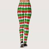 Weihnachts Meerjungfrau Scales Sparkle Urlaubsmust Leggings (Rückseite)