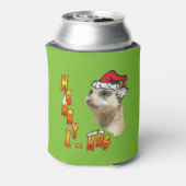 Weihnachts Meerkat individuell anpassbare Can Cool Dosenkühler (Kanne Rückseite)