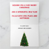 Weihnachts Meerkats Santa Karte (Innenseite)