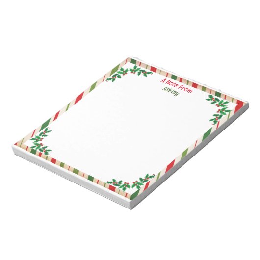 Weihnachts-Memo-Pads Notizblock (Rotiert)