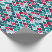 Weihnachts-Mermaid & Freunde Geschenkpapier (Ecke)