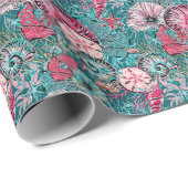 Weihnachts-Mermaid & Freunde Geschenkpapier (Rolleneckpunkt)