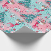 Weihnachts-Mermaid & Freunde Geschenkpapier (Ecke)