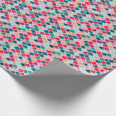 Weihnachts-Mermaid & Freunde Geschenkpapier (Ecke)