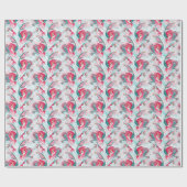 Weihnachts-Mermaid & Freunde Geschenkpapier (Flach)