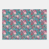 Weihnachts-Mermaid & Freunde Geschenkpapier Set (Vorderseite 2)