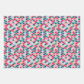 Weihnachts-Mermaid & Freunde Geschenkpapier Set (Vorderseite 3)