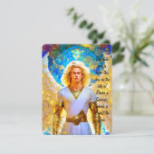 Weihnachts-Messenger-Weihnachtskarte Feiertagskarte (Stehend Vorderseite)