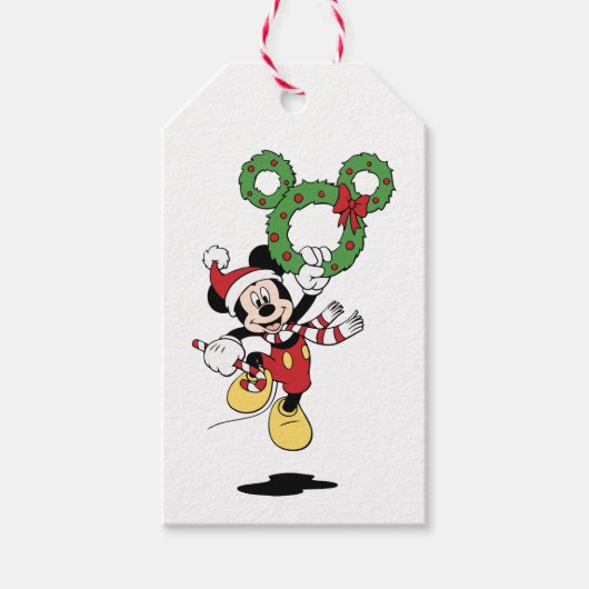 Weihnachts-Mickey-Maus-Geschenkanhänger Geschenkanhänger (Vorderseite)