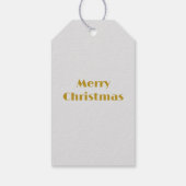 Weihnachts-Minimalistische Monogramm in Rahmen nac Geschenkanhänger (Rückseite)