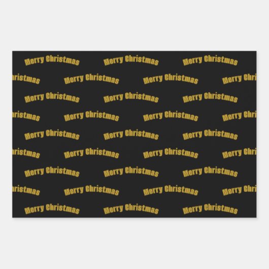 Weihnachts-Minimalistische Monogramm in Rahmen nac Geschenkpapier Set (Vorderseite 2)