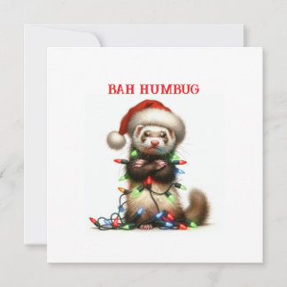 Weihnachts-Mischief-Ferret verwirrt