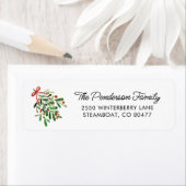 Weihnachts-Mistletoe Berries Custom Text (Insitu)