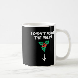 Weihnachts Mistletoe ich habe die Regeln Xmas Hu n Kaffeetasse