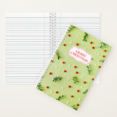Weihnachts-Mistletoe Spiral Notebook Notizblock (Innen)