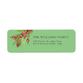 Weihnachts-Mistletouse Custom Family Name Green (Vorne)