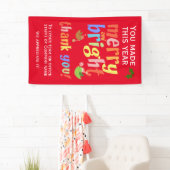 Weihnachts-Mitarbeiter Vielen Dank Banner (Insitu)