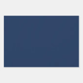 Weihnachts Mitternacht Blue Marine tief dunkel ges Geschenkpapier Set (Vorderseite 2)