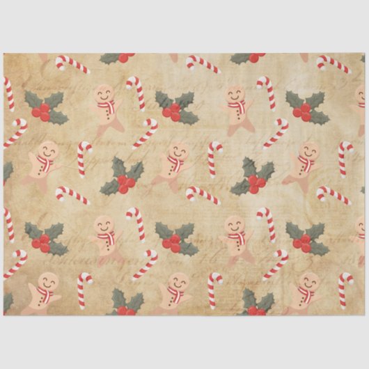 Weihnachts-Mix-Serie Design 7 Seidenpapier (Vorderseite)