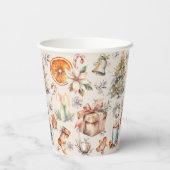 Weihnachts-Mix - Werbeartikel Pappbecher (Rückseite)