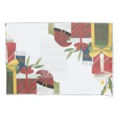 Weihnachts-Moderne Ornamente Kissenbezug (Vorderseite-Links)