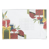 Weihnachts-Moderne Ornamente Kissenbezug (Vorderseite-Rechts)