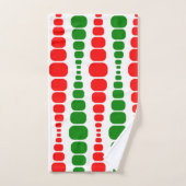 Weihnachts-Moderne Rechtecke Badhandtuch Set (Handtuch)