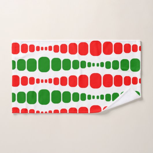 Weihnachts-Moderne Rechtecke Badhandtuch Set (Handtuch)