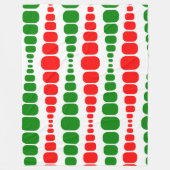 Weihnachts-Moderne Rechtecke Fleecedecke (Vorderseite)