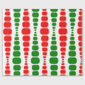 Weihnachts-Moderne Rechtecke Geschenkpapier (Flach)
