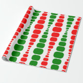 Weihnachts-Moderne Rechtecke Geschenkpapier (Ungerollt)