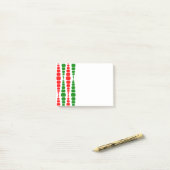 Weihnachts-Moderne Rechtecke Post-it Klebezettel (Auf Schreibtisch)