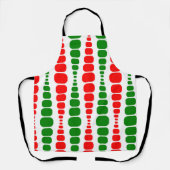 Weihnachts-Moderne Rechtecke Schürze (Vorderseite)