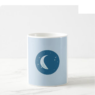 Weihnachts-Mondphase-Tasse - Eisig & Silber Kaffeetasse