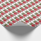 Weihnachts-Monkey-Weihnachtsverpackungspapier Geschenkpapier (Ecke)