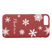 Weihnachts Monogram iPhone 7 Fall Case-Mate iPhone Hülle (Rückseite (Horizontal))