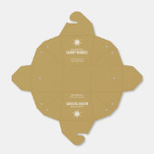 Weihnachts Monogram Snowflake Food Geschenkbox Geschenkschachtel (Ungefaltet)