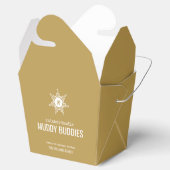 Weihnachts Monogram Snowflake Food Geschenkbox Geschenkschachtel (Geöffnet)