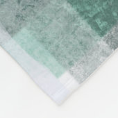 Weihnachts-Monogramm kariert Tartan-Rot Fleecedecke (Ecke)