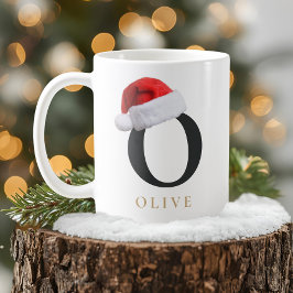 Weihnachts-Monogramm-Tasse Kaffeetasse