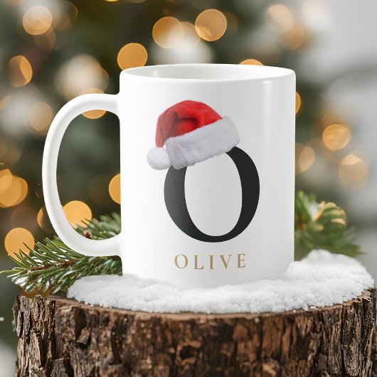 Weihnachts-Monogramm-Tasse Kaffeetasse