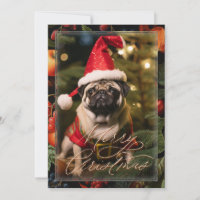 Weihnachts-Mops Elf