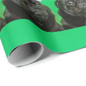 Weihnachts-Mops Geschenkpapier (Rolleneckpunkt)