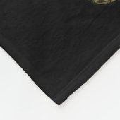 Weihnachts-Mops Hund Funny Xmas Outfit Roter Mops  Fleecedecke (Ecke)