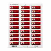 Weihnachts-Mops in Weihnachtsmannmütze mit Weihnac (Vorne)