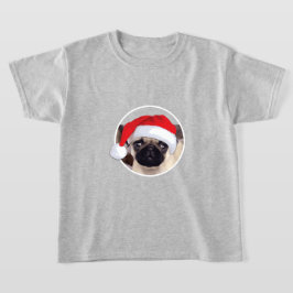 Weihnachts-Mops - Kids' Basic T - Shirt