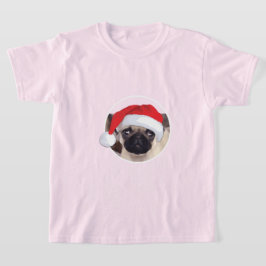 Weihnachts-Mops - Kids' Basic T - Shirt