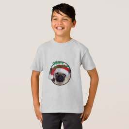 Weihnachts-Mops - Kids' Basic T - Shirt